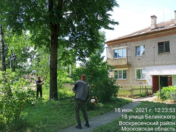 Окос придомовой территории