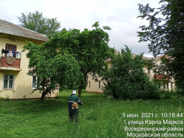 Окос придомовой территории мкр. Цемгигант