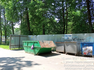 Подбор мусора с контейнерных площадок