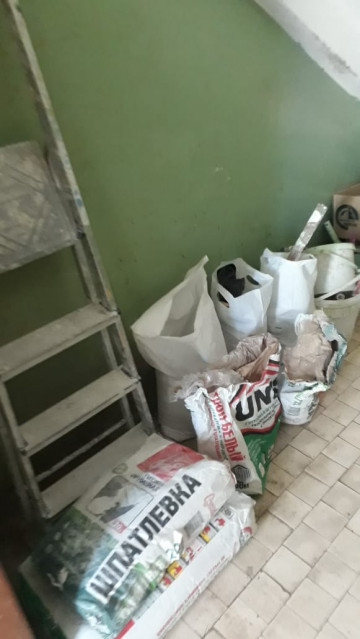 Подготовка подъезда к ремонту пгт. Хорлово