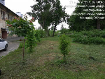 Окос и уборка придомовых территорий пгт. Хорлово
