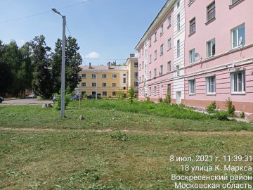 Окос придомовой территории в мкр. Цемгигант