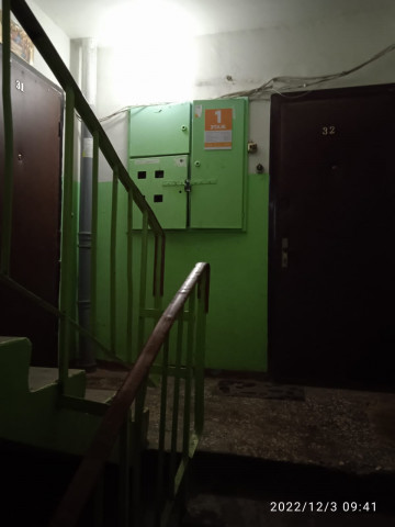 пос.Хорлово , проведена влажная уборка подъездов по ул.Победа 3