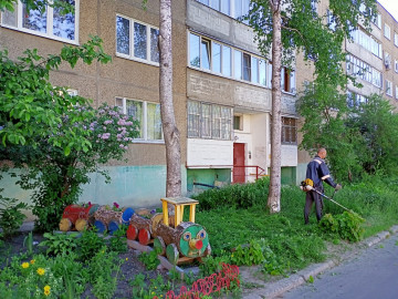 Покос травы мкр Цемгигант