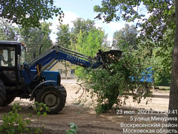 Вывоз порубочных остатков мкр Цемгигант